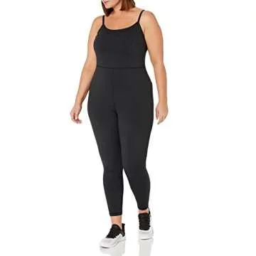 The Drop Women's Jackson Scoop Neck Catsuit, Black, XL