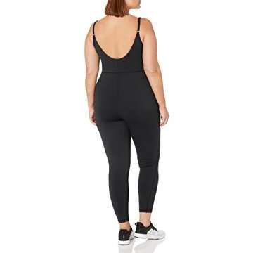 The Drop Women's Jackson Scoop Neck Catsuit, Black, XL