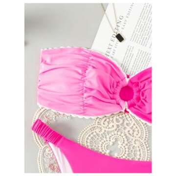 Explore WDIRARA Women’s Stylish Two Piece Bikini Set