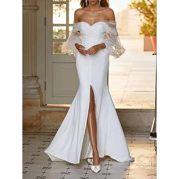 Coutgo Women's Rhinestone Bow Heels Mules for All Occasions