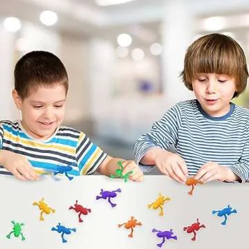 ArtCreativity Jump n Leap Frog Toy - 144 Pack of 2 Inch Assorted Colors, Cool Jumping Plastic Frogs for Kids - Vibrant Color Variety - Fun Party Favors, Goody Bag Fillers