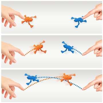 ArtCreativity Jump n Leap Frog Toy - 144 Pack of 2 Inch Assorted Colors, Cool Jumping Plastic Frogs for Kids - Vibrant Color Variety - Fun Party Favors, Goody Bag Fillers