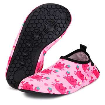 Bridawn Kids Water Shoes Quick Dry Non-Slip Aqua Socks
