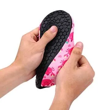 Bridawn Kids Water Shoes Quick Dry Non-Slip Aqua Socks
