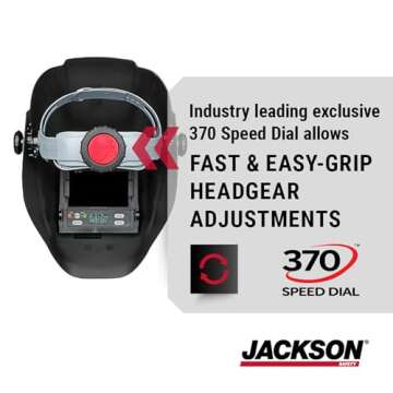 Jackson Safety HLX 100 Lightweight Auto Darkening Helmet