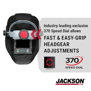 Jackson Safety HLX 100 Lightweight Auto Darkening Helmet