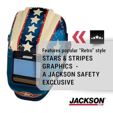 Jackson Safety HLX 100 Lightweight Auto Darkening Helmet