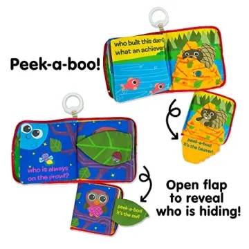Lamaze Peek-A-Boo Forest Soft Baby Book Sensory Play
