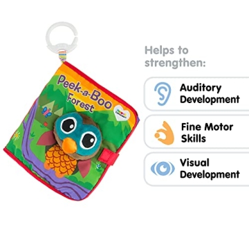 Lamaze Peek-A-Boo Forest Soft Baby Book Sensory Play
