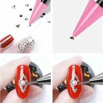 Mouygj Rhinestone Picker Dotting Pen for Nail Art