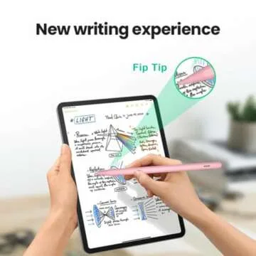 Stylus Pen for Apple iPad 13/12.9/11-inch, iPad Air M2 2024 for 13/11-inch, iPad Pro Pencil 3/4/5/6th Generation, iPad 10th-6th Gen, Compatible (2018-2024) with Fast Charging & Palm Rejection