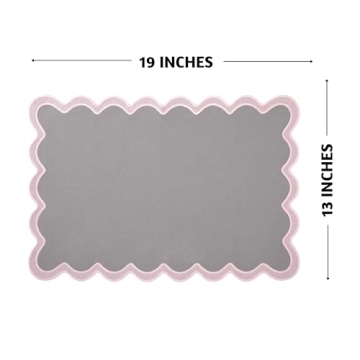 Folkulture Cotton Placemats Set of 4 for Dining