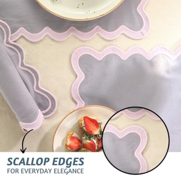 Folkulture Cotton Placemats Set of 4 for Dining