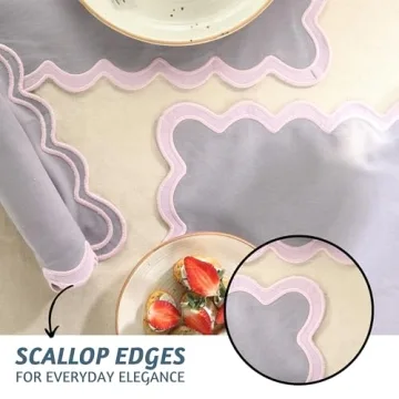 Folkulture Cotton Placemats Set of 4 for Dining