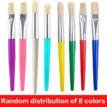 BigOtters Painting Tool Kit, 34Pcs Paint Supplies Include Kids Paint Brushes Paint Cups with Lids for Kids Paint Palette Tray for Students School Prizes Kids Paint Art Party Starters Favor