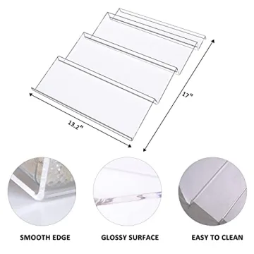 Premium Acrylic 4-Tier Spice Drawer Organizer for Kitchen