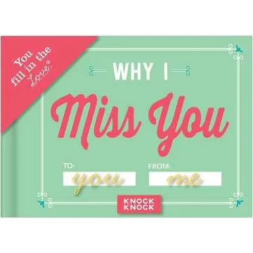 Why I Miss You Fill-in-the-Blank Journal