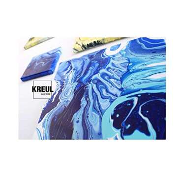 Kreul Solo Goya Water Based Pouring Fluid Optimises Flow Performance of Acrylic Paints 500ml, us:one size, White