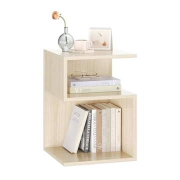 ODIKA Tokyo Minimalist 3 Tier End Table - Stylish and Compact