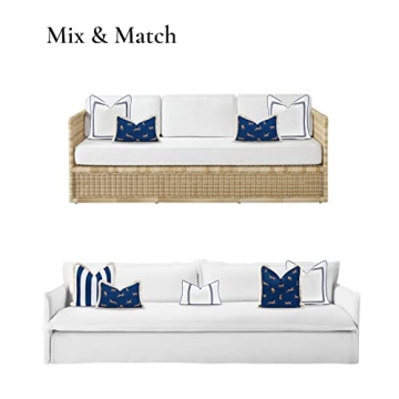 Hofdeco Tropical Lumbar Pillow Cover 12x20 Water Resistant