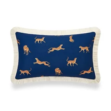 Hofdeco Tropical Lumbar Pillow Cover 12x20 Water Resistant