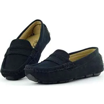 PPXID Suede Slip-on Loafers for Kids - Stylish & Comfortable