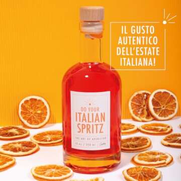 Craftly Italian Spritz Infusion Kit – Ultimate Aperitivo Experience at Home | DIY Cocktail Set for...