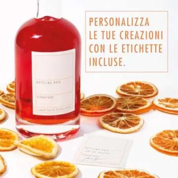 Craftly Italian Spritz Infusion Kit – Ultimate Aperitivo Experience at Home | DIY Cocktail Set for Aperitivo | Cocktail Set for Spritz