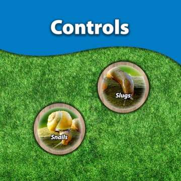 Monterey Sluggo Wildlife and Pet Friendly Snail & Slug Killer, OMRI Listed for Organic Gardening, 2.5-Pounds