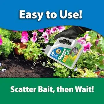 Monterey Sluggo Wildlife and Pet Friendly Snail & Slug Killer, OMRI Listed for Organic Gardening, 2.5-Pounds