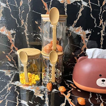 Stylish Piscepio Glass Jar Containers for Kitchen Organization