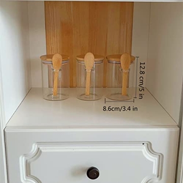 Stylish Piscepio Glass Jar Containers for Kitchen Organization