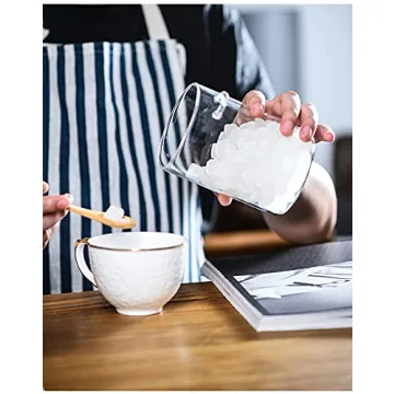 Stylish Piscepio Glass Jar Containers for Kitchen Organization