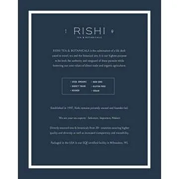 Rishi Tea Lavender Mint Herbal Tea - Organic Caffeine Free