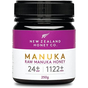 Indulge in New Zealand Raw Manuka Honey UMF 24+ / MGO 1122+, Certified Superfood for Optimal Wellnes...