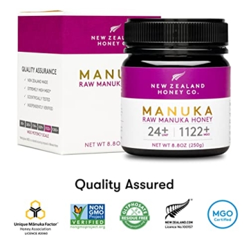 Premium New Zealand Raw Manuka Honey UMF 24+ for Health
