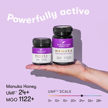 Premium New Zealand Raw Manuka Honey UMF 24+ for Health