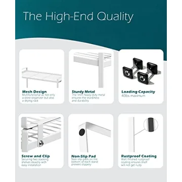 Shantton Stackable Kitchen Cabinet Organizer Rack