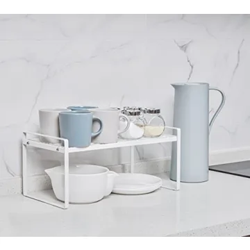 Shantton Stackable Kitchen Cabinet Organizer Rack