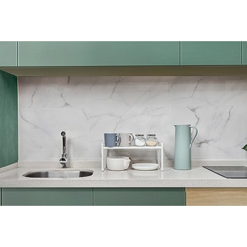 Shantton Stackable Kitchen Cabinet Organizer Rack