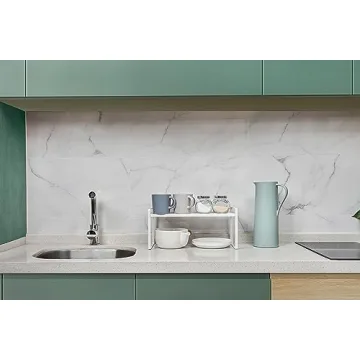 Shantton Stackable Kitchen Cabinet Organizer Rack