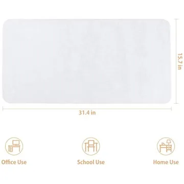 Large Clear Desk Mat Pad for Home Office 32x16