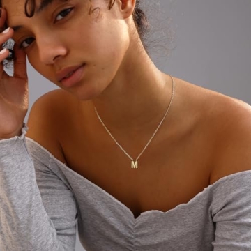 Initial Necklace - Personalized Gold Plated Jewelry for Women