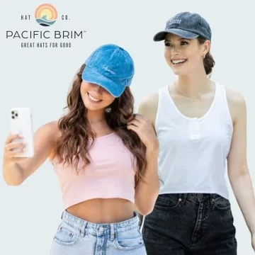 Stylish PACIFIC BRIM Women's Classic Adjustable Cap