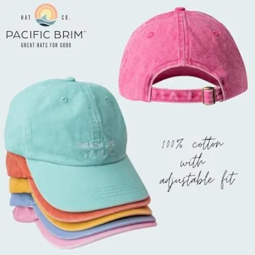 Stylish PACIFIC BRIM Women's Classic Adjustable Cap