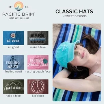 Stylish PACIFIC BRIM Women's Classic Adjustable Cap