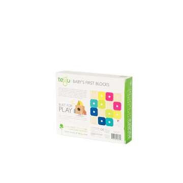 Tegu 15 Piece Magnetic Baby’s First Building Blocks, Tints