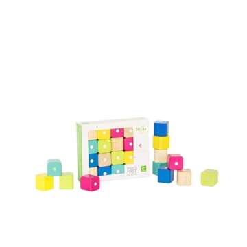 Tegu 15 Piece Magnetic Baby’s First Building Blocks, Tints