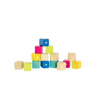 Tegu 15 Piece Magnetic Baby’s First Building Blocks, Tints