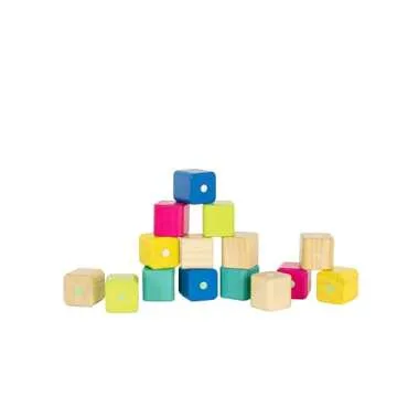 Tegu 15 Piece Magnetic Baby’s First Building Blocks, Tints